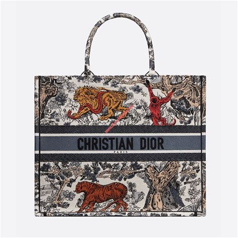 dior gold tote bag|dior tiger print tote bag.